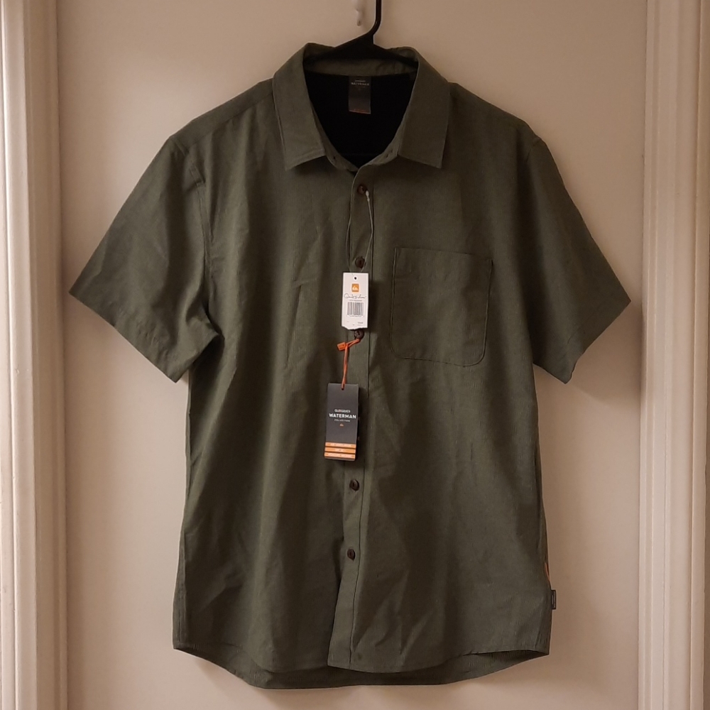 Quicksilver Waterman Collection Men's Tech Tides Shirt